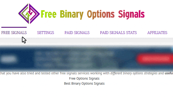 Live binary trading signals